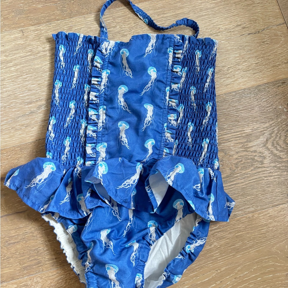 Rachel Riley Blue Jellyfish One Piece Swimsuit 4